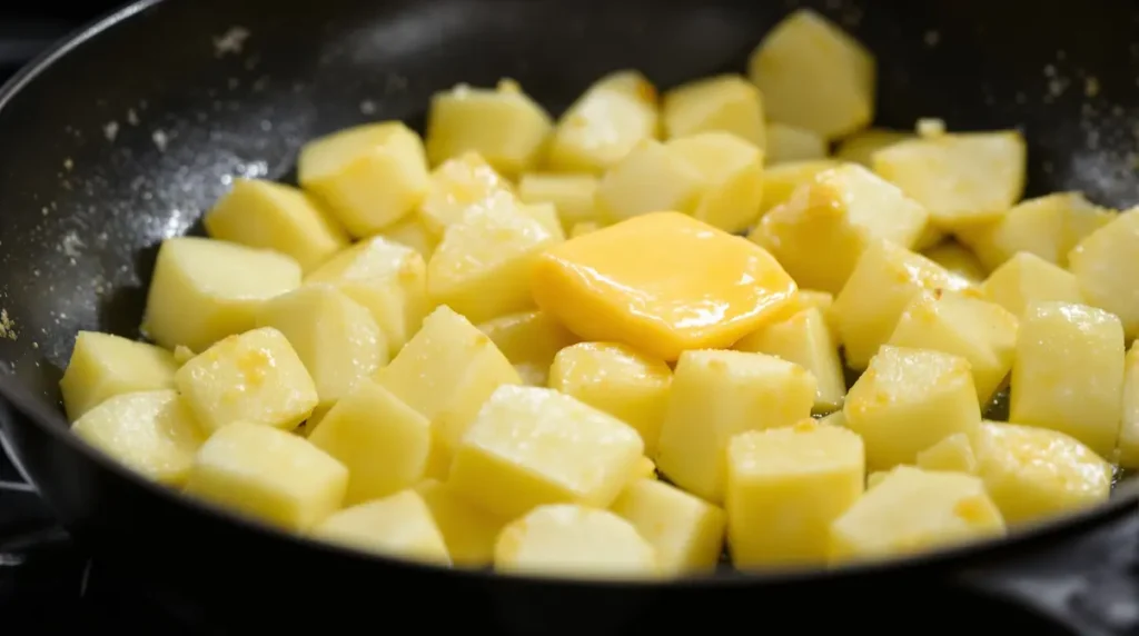 Ajoutez-le aux pommes de terre pendant la cuisson : elles seront encore plus savoureuses, délicieusement dorées et ultra moelleuses