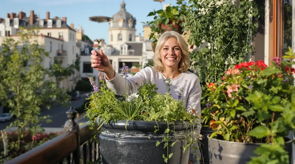 Ce jardin d'herbes vivaces en pot sur votre balcon vous fera oublier le rayon d'aromates du supermarché toute l'année